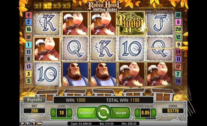 All Online Pokies image of Robin Hood - Shifting Riches