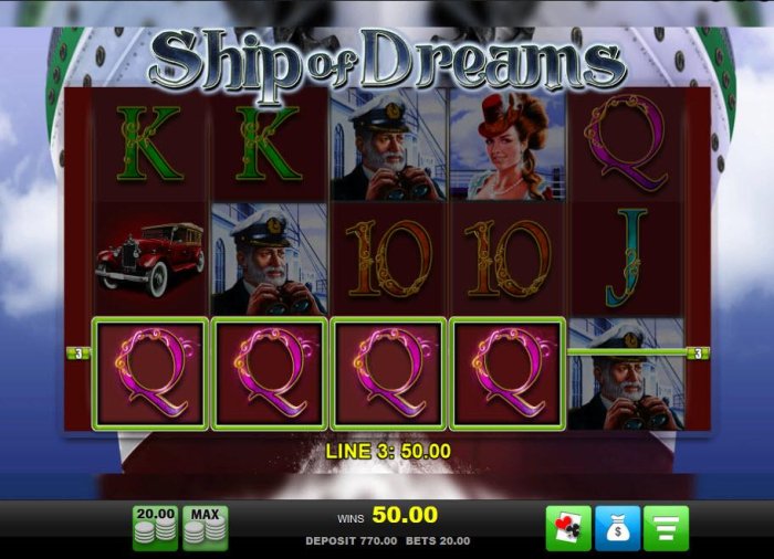 All Online Pokies image of Ship of Dreams