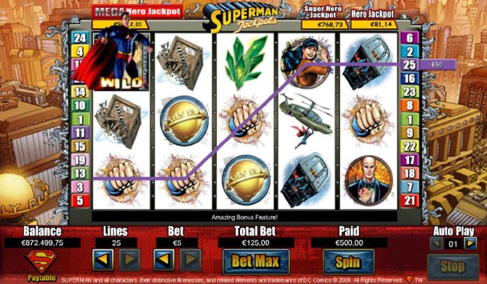 Superman Jackpots screenshot