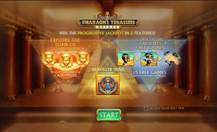 All Online Pokies image of Pharaoh's Treasure Deluxe
