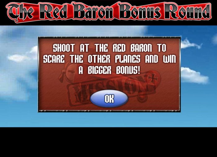 All Online Pokies - Shoot at the Red Baron to scare the other planes and win a bigger bonus!