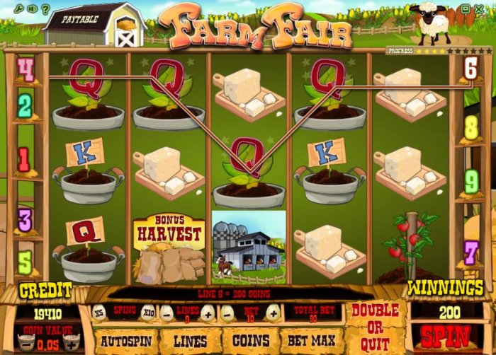 four of a kind triggers a 400 coin jackpot - All Online Pokies