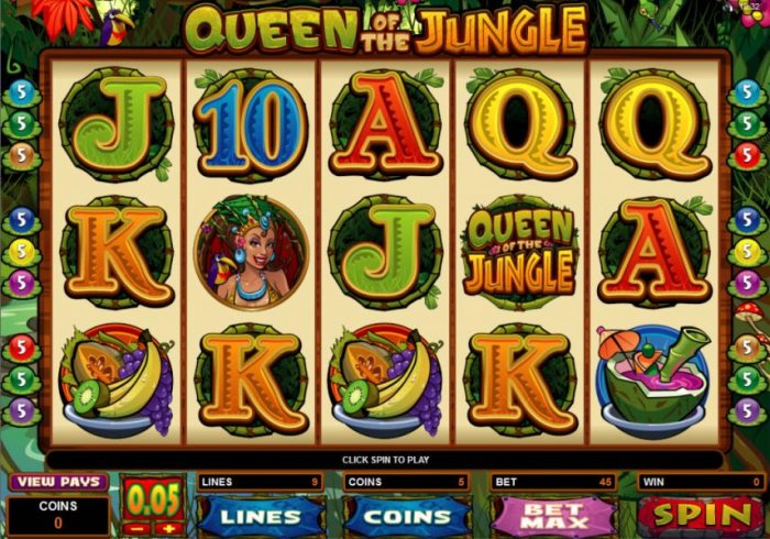 Queen of the Jungle by All Online Pokies