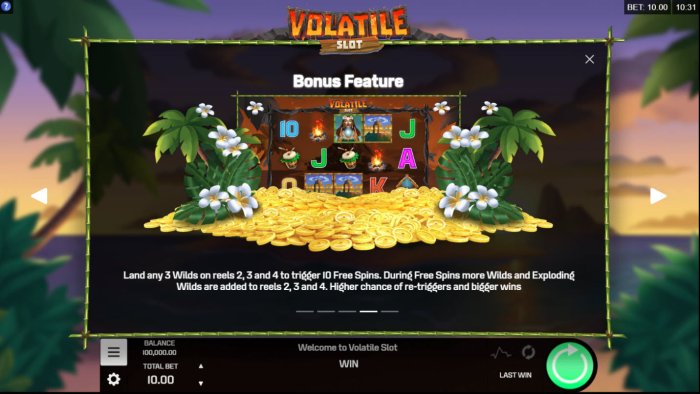 All Online Pokies image of Volatile Slot