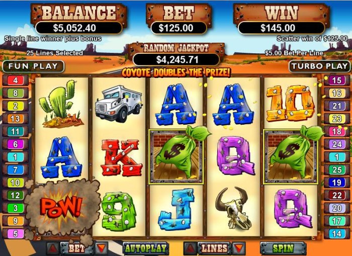 Coyote Cash by All Online Pokies