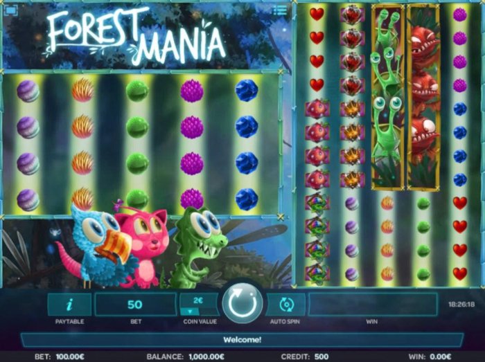 Forest Mania by All Online Pokies