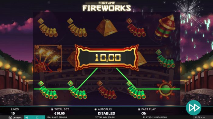 All Online Pokies image of Fortune Fireworks