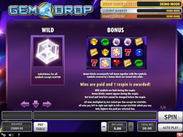 Wild and Bonus Rules by All Online Pokies