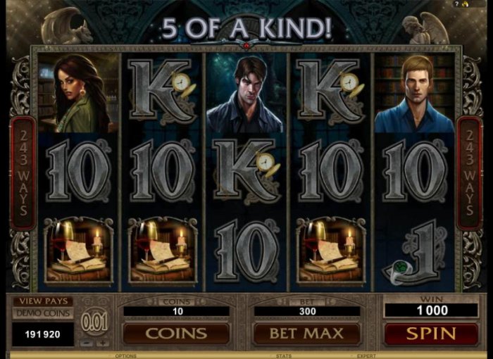 All Online Pokies - chaaching, 5 of a kinds pays out 1000 coins