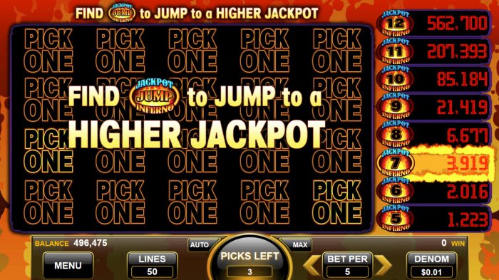 All Online Pokies - Find a jackpot symbol to jump to a higher jackpot
