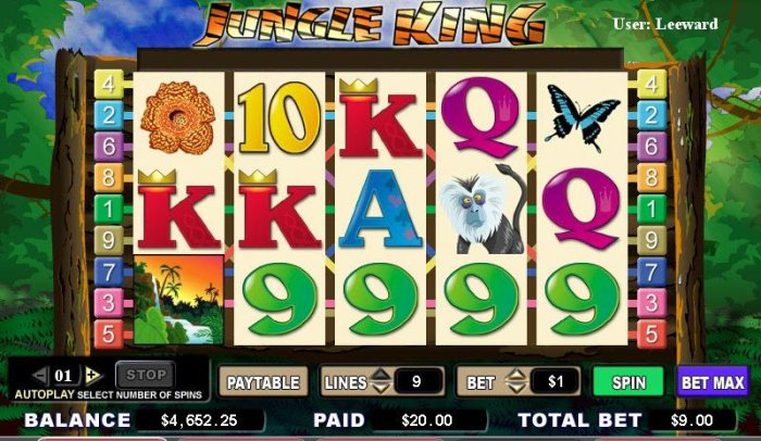 All Online Pokies image of Jungle King