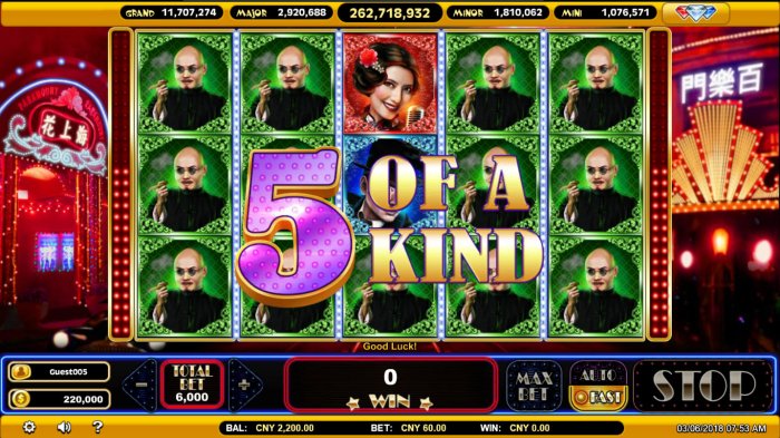 All Online Pokies - Five of a Kind