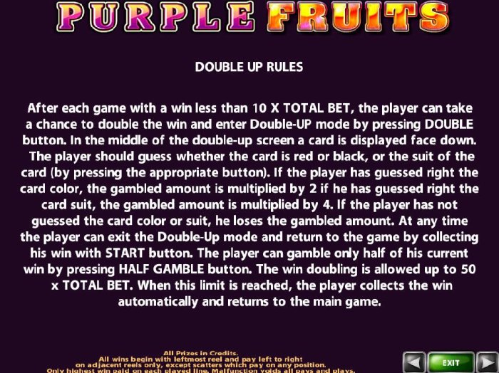 All Online Pokies - Double Up Gamble Feature Rules