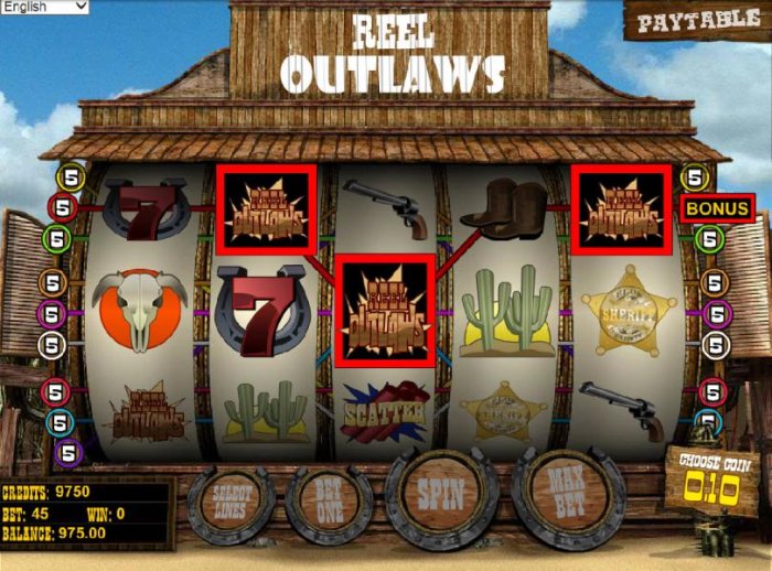 All Online Pokies image of Reel Outlaws