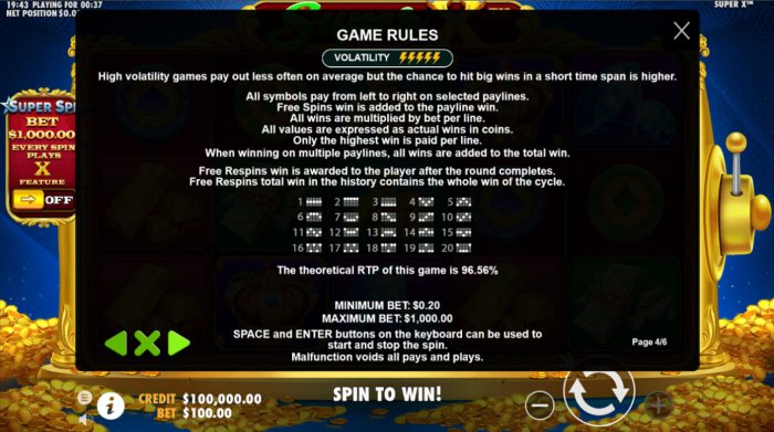 Super X by All Online Pokies