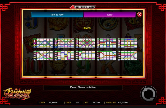 Paylines - All Online Pokies