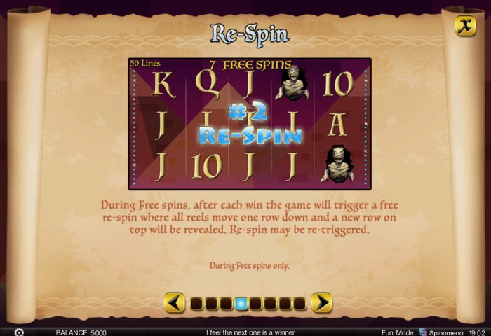 Re-Spins Rules - All Online Pokies