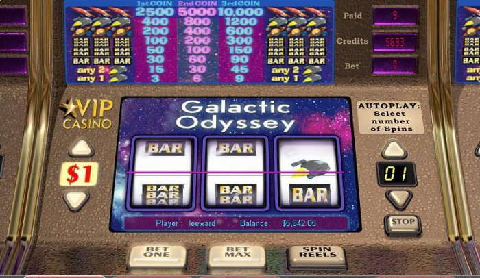 All Online Pokies image of Galactic Odyssey