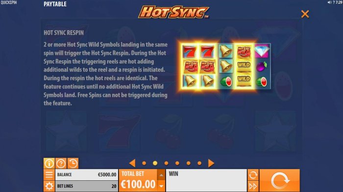 All Online Pokies image of Hot Sync