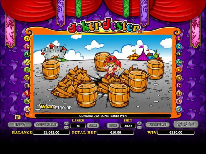 bonus feature game play ends when you find the joker - All Online Pokies