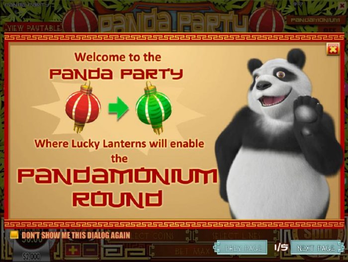 All Online Pokies image of Panda Party