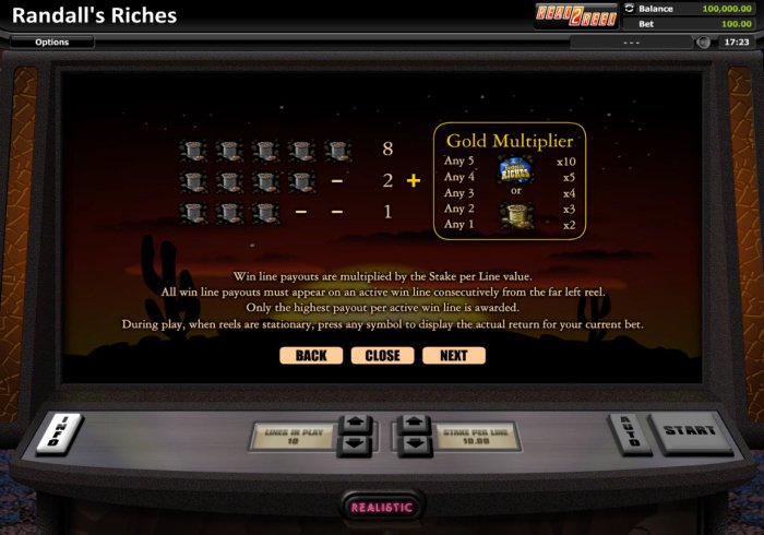 All Online Pokies image of Randall's Riches