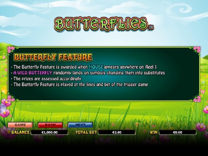 Butterflies screenshot