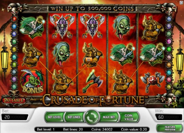 All Online Pokies image of Crusade of Fortune