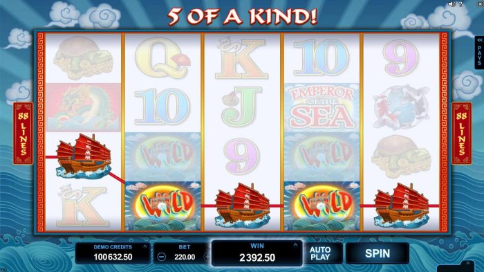 All Online Pokies image of Emperor of the Sea