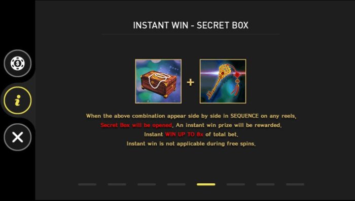 Secret Box Instant Win Rules by All Online Pokies