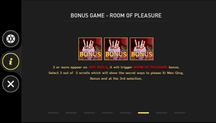 Room of Pleasure Bonus Game Rules - All Online Pokies
