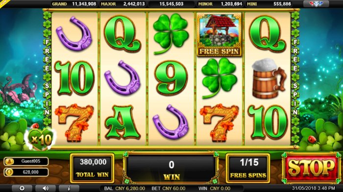 All Online Pokies - Lucky horseshoe three of a kind