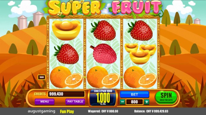 Super Fruit by All Online Pokies