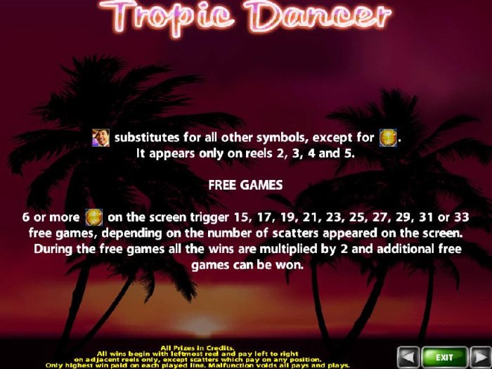 Images of Tropic Dancer