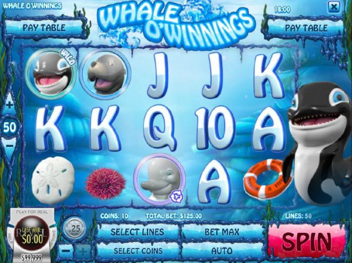 Whale O' Winnings by All Online Pokies