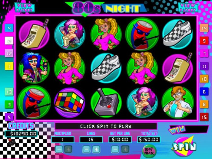 80's Night by All Online Pokies