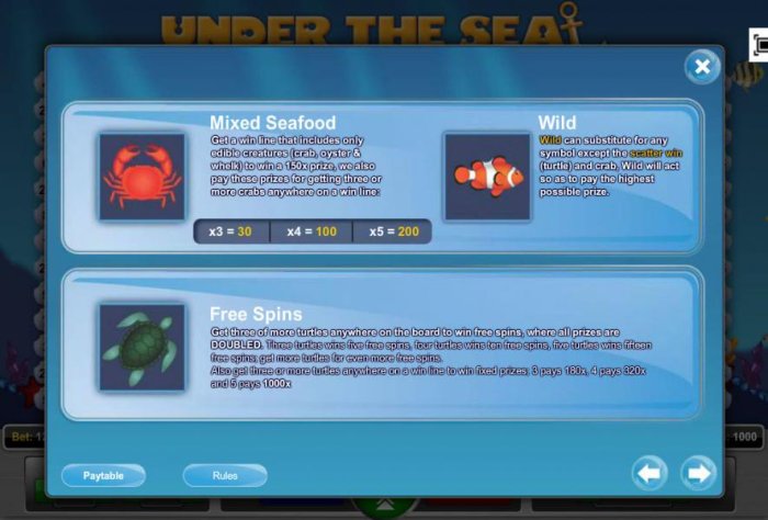 Under the Sea screenshot