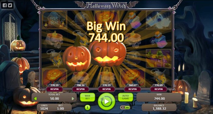 All Online Pokies image of Halloween Witch