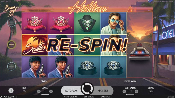 All Online Pokies - Re-Spins Feature Triggered