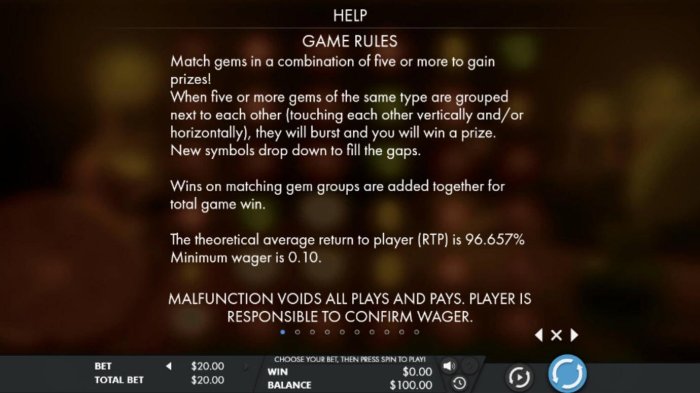 Mysterious Gems by All Online Pokies