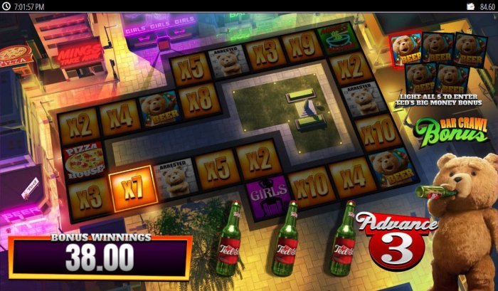Collect prize multipliers or feature by All Online Pokies