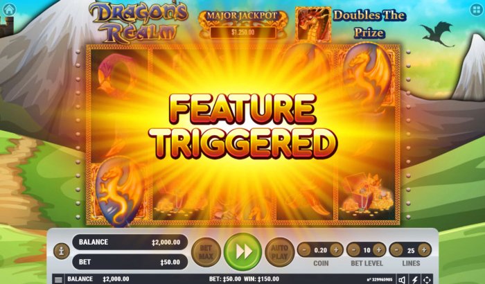 All Online Pokies - Feature triggered