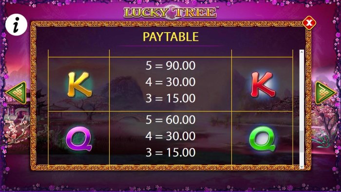 Free Games - Low value game symbols paytable. - All Online Pokies