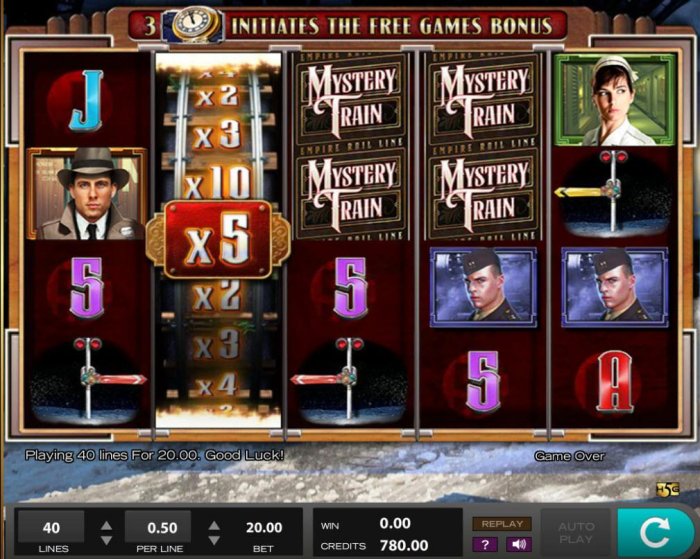 All Online Pokies - The Reveal-A-Wheel feature triggers an x5 win multiplier.