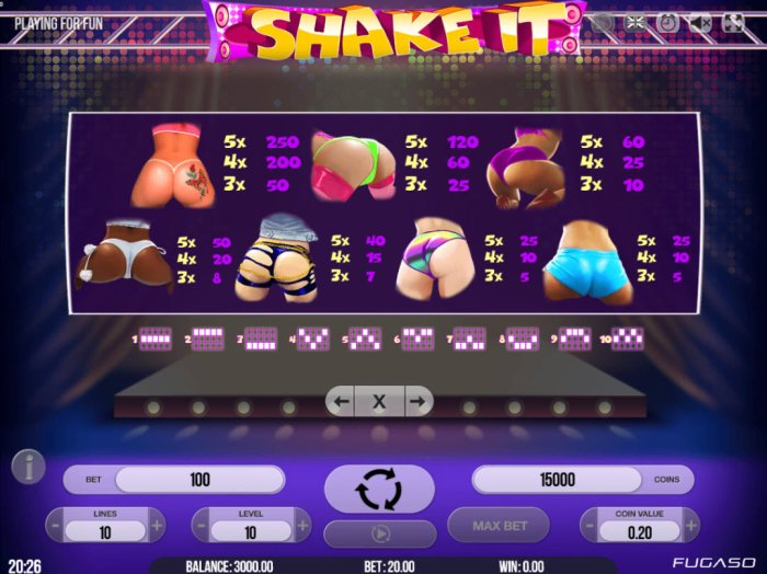 All Online Pokies image of Shake It!