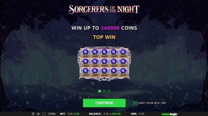 All Online Pokies image of Sorcerers of the Night