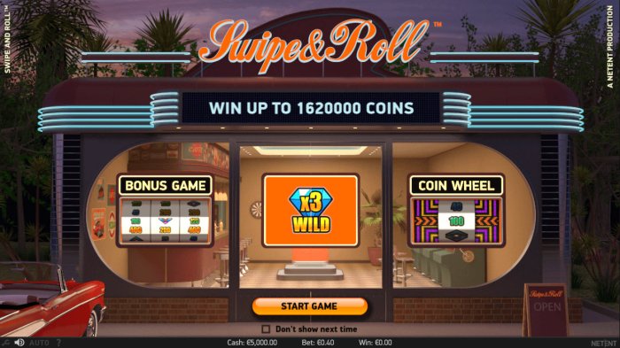Swipe and Roll by All Online Pokies
