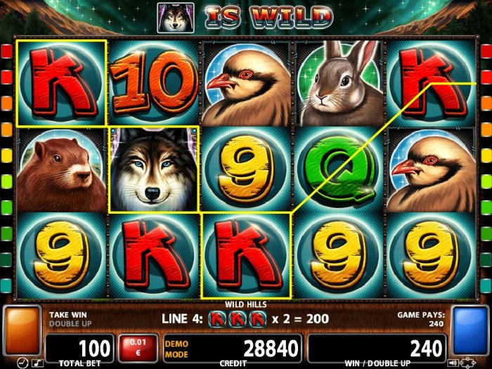 A winning Three of a Kind pays out a 200 coin win. - All Online Pokies
