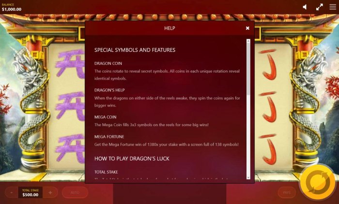 Dragon's Luck screenshot