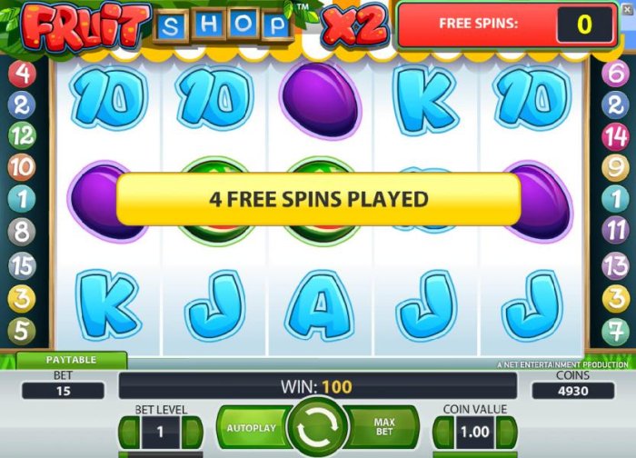 free spins pays out 100 coins by All Online Pokies